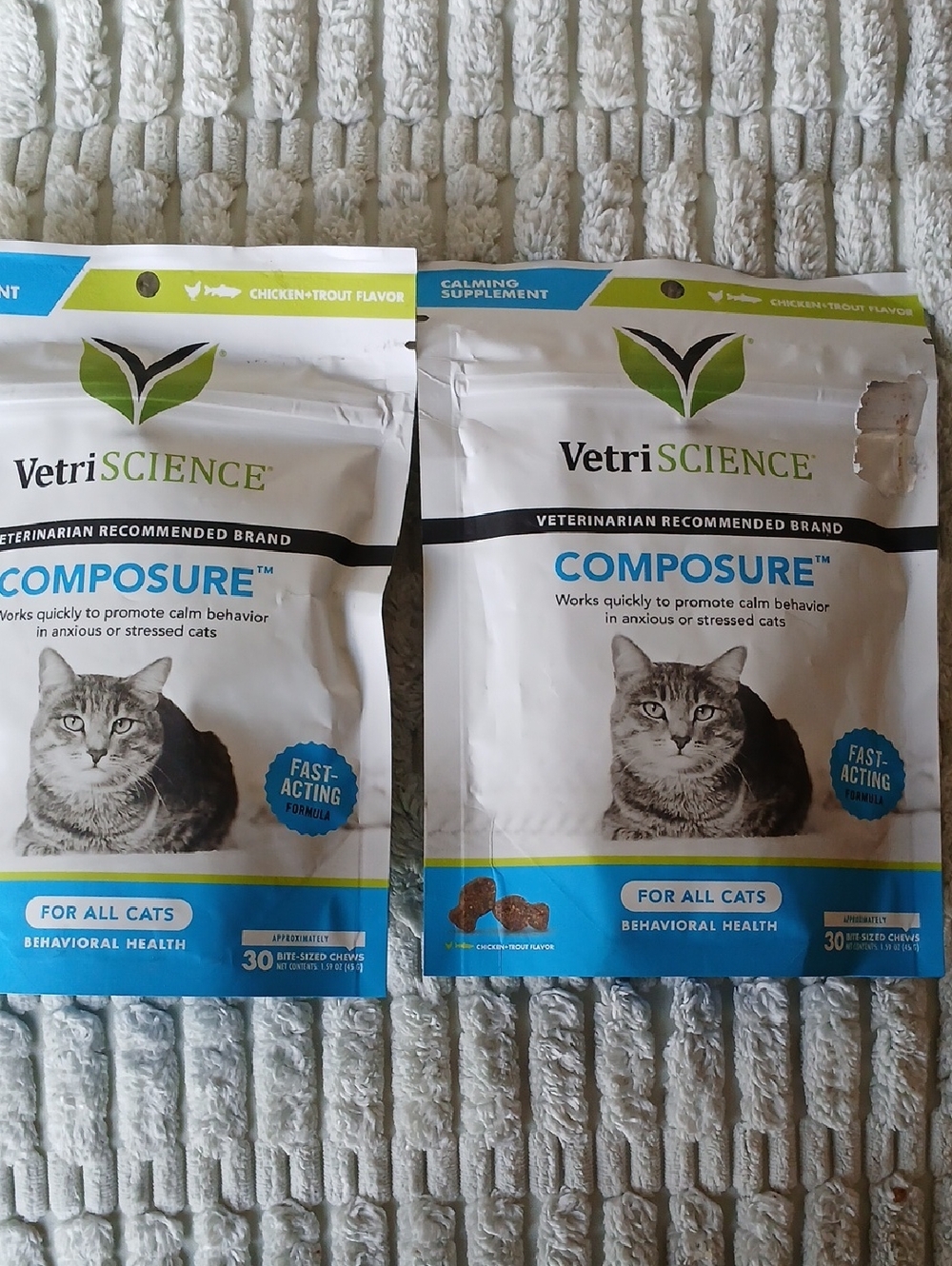 VetriScience Composure Cat Calming for Stressed Cats 2 pk - Picture 4 of 5